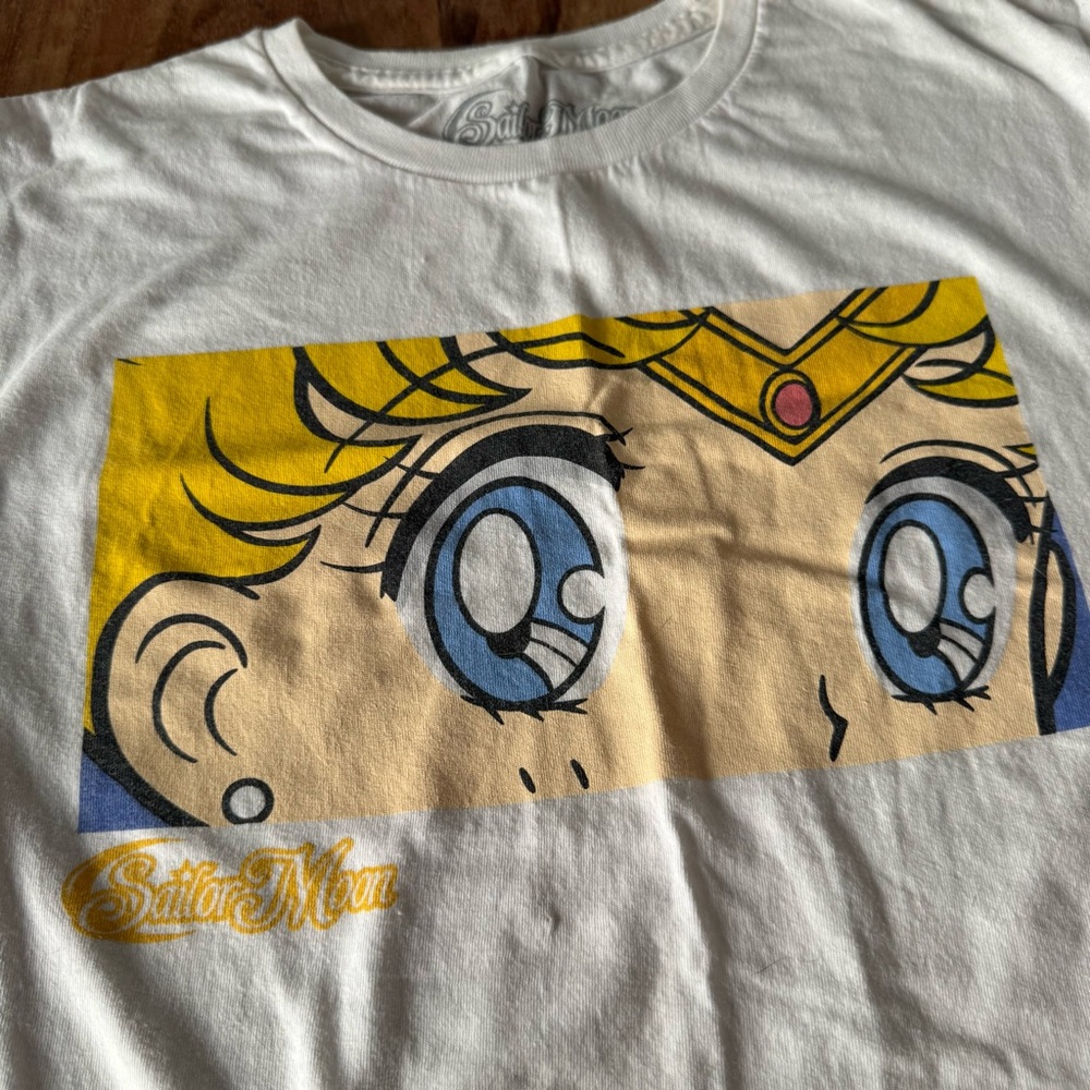 Sailor Moon White Graphic Tee